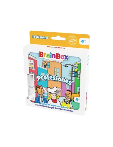 Juego de mesa brainbox pocket profesiones edad recomendad 4 años