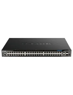 D-Link DGS-1520-52MP switch Gestionado L3 Gigabit Ethernet (10 100 1000) Energía sobre Ethernet (PoE) 1U Negro