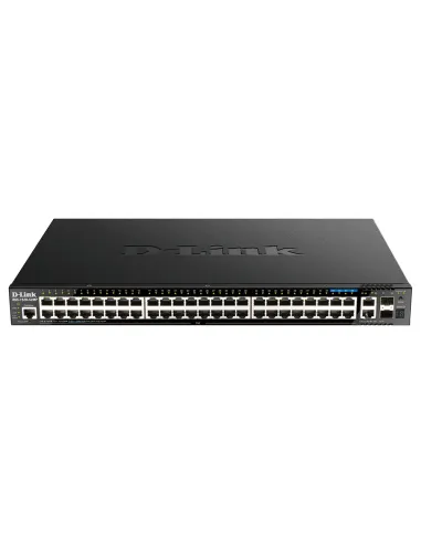 D-Link DGS-1520-52MP switch Gestionado L3 Gigabit Ethernet (10 100 1000) Energía sobre Ethernet (PoE) 1U Negro