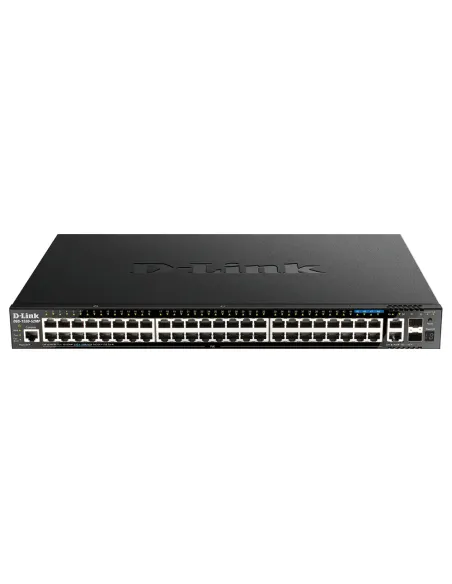D-Link DGS-1520-52MP switch Gestionado L3 Gigabit Ethernet (10 100 1000) Energía sobre Ethernet (PoE) 1U Negro