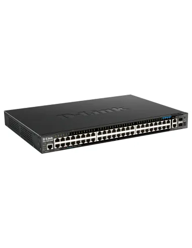 D-Link DGS-1520-52MP switch Gestionado L3 Gigabit Ethernet (10 100 1000) Energía sobre Ethernet (PoE) 1U Negro