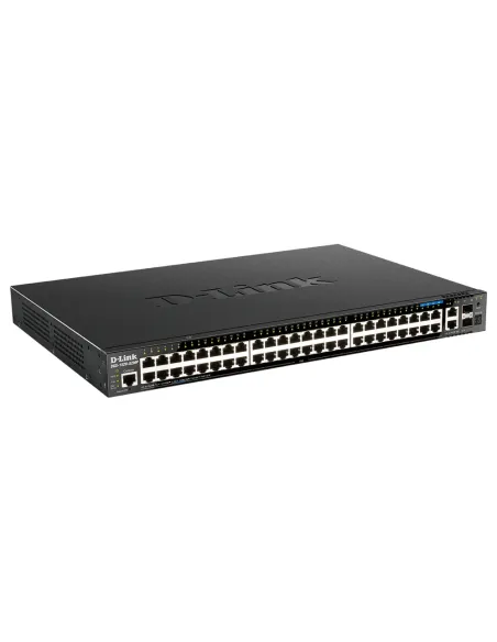 D-Link DGS-1520-52MP switch Gestionado L3 Gigabit Ethernet (10 100 1000) Energía sobre Ethernet (PoE) 1U Negro