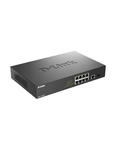 D-Link DGS-1010MP E switch No administrado L2 Gigabit Ethernet (10 100 1000) Energía sobre Ethernet (PoE) 1U Negro