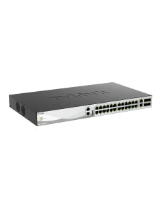 D-Link DMS-3130-30TS E switch Gestionado L3 10G Ethernet (100 1000 10000) Montaje en pared escritorio Negro