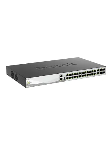 D-Link DMS-3130-30TS E switch Gestionado L3 10G Ethernet (100 1000 10000) Montaje en pared escritorio Negro