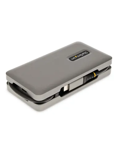 StarTech.com Adaptador Multipuertos USB-C - HDMI 4K a 60Hz VGA - Hub Ladrón USB de 3 Puertos - Power Delivery de Paso de 100W -