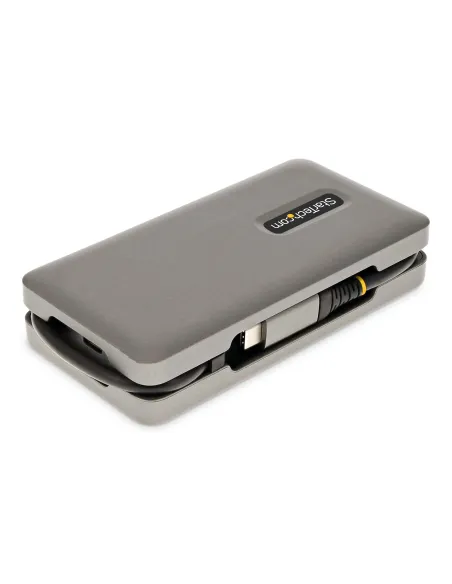 StarTech.com Adaptador Multipuertos USB-C - HDMI 4K a 60Hz VGA - Hub Ladrón USB de 3 Puertos - Power Delivery de Paso de 100W -