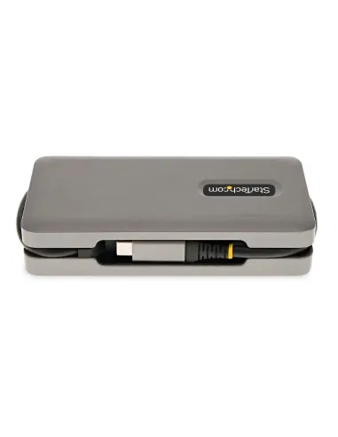 StarTech.com Adaptador Multipuertos USB-C - HDMI 4K a 60Hz VGA - Hub Ladrón USB de 3 Puertos - Power Delivery de Paso de 100W -