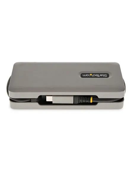 StarTech.com Adaptador Multipuertos USB-C - HDMI 4K a 60Hz VGA - Hub Ladrón USB de 3 Puertos - Power Delivery de Paso de 100W -