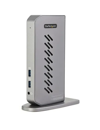 StarTech.com Dock USB-C o USB-A - Docking Station Universal Híbrido USB 3.0 para Ordenador Portátil USB Tipo C o USB-A - para 2