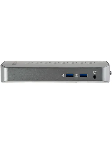 StarTech.com Dock USB-C o USB-A - Docking Station Universal Híbrido USB 3.0 para Ordenador Portátil USB Tipo C o USB-A - para 2