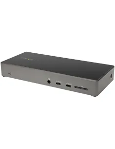 StarTech.com Dock USB-C - Docking Station USB Tipo C para 3 Monitores de 4K - con 100W de Entrega de Alimentación PD - Modo Alt