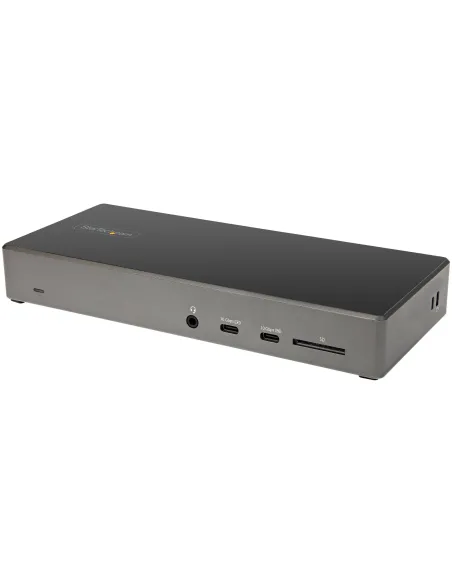 StarTech.com Dock USB-C - Docking Station USB Tipo C para 3 Monitores de 4K - con 100W de Entrega de Alimentación PD - Modo Alt