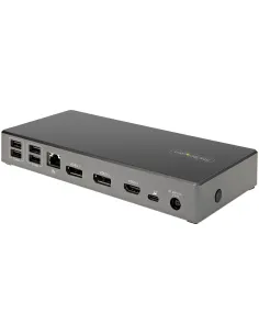 StarTech.com Dock USB-C - Docking Station USB Tipo C para 3 Monitores de 4K - con 100W de Entrega de Alimentación PD - Modo Alt 2