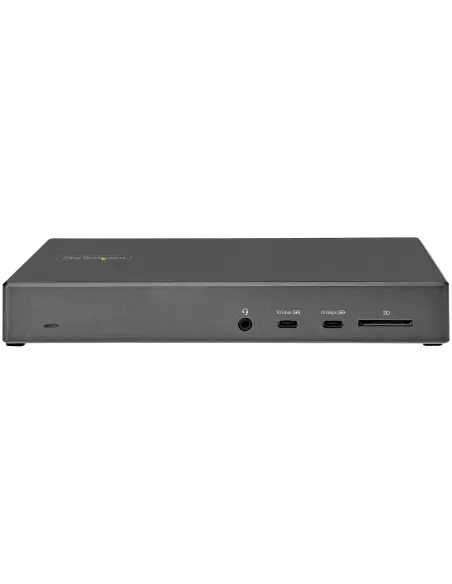 StarTech.com Dock USB-C - Docking Station USB Tipo C para 3 Monitores de 4K - con 100W de Entrega de Alimentación PD - Modo Alt