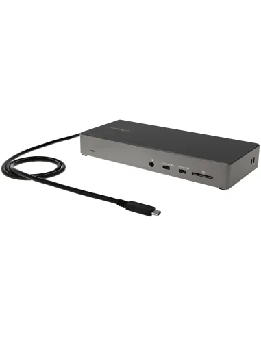 StarTech.com Dock USB-C - Docking Station USB Tipo C para 3 Monitores de 4K - con 100W de Entrega de Alimentación PD - Modo Alt
