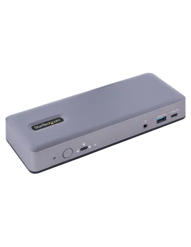 StarTech.com Docking Station USB-C 4K30 Triple  4K60 Doble - Modo Alt DP DP HDMI - Hub USB de 7 Puertos - PD 3.0 - GbE - Audio