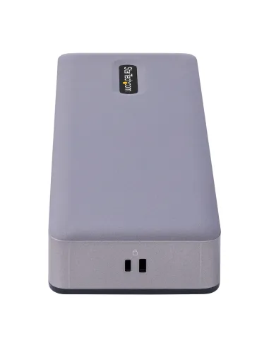 StarTech.com Docking Station USB-C 4K30 Triple  4K60 Doble - Modo Alt DP DP HDMI - Hub USB de 7 Puertos - PD 3.0 - GbE - Audio