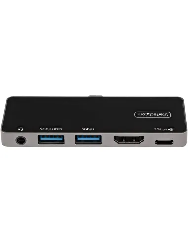 StarTech.com Adaptador Multipuertos USB C a HDMI 2.0 de 4K 60Hz - Entrega de Alimentación PD de 100W Pass Through - Hub USB 3.0