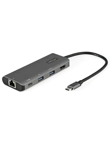StarTech.com Adaptador Multipuertos USB C - Mini Docking Station USB Tipo C con HDMI de 4K 30Hz - con PD de 100W - con Hub
