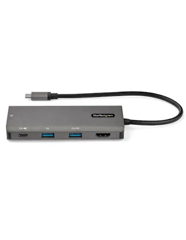 StarTech.com Adaptador Multipuertos USB C - Mini Docking Station USB Tipo C con HDMI de 4K 30Hz - con PD de 100W - con Hub