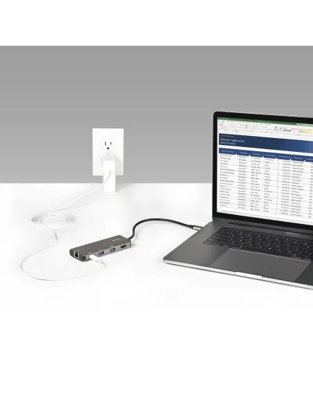 StarTech.com Adaptador Multipuertos USB C - Mini Docking Station USB Tipo C con HDMI de 4K 30Hz - con PD de 100W - con Hub