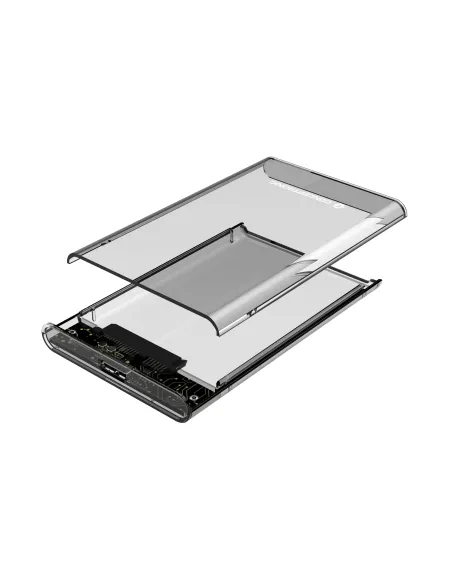 Conceptronic DANTE03T caja para disco duro externo Carcasa de disco duro SSD Transparente 2.5"