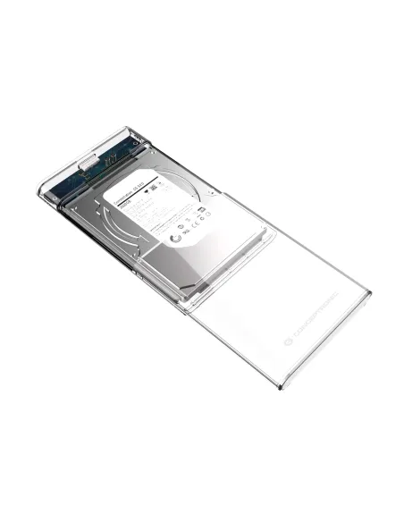 Conceptronic DANTE03T caja para disco duro externo Carcasa de disco duro SSD Transparente 2.5"