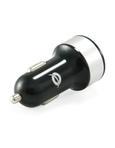 Conceptronic CUSBCAR2A cargador de dispositivo móvil Tableta Plata Encendedor de cigarrillos Auto