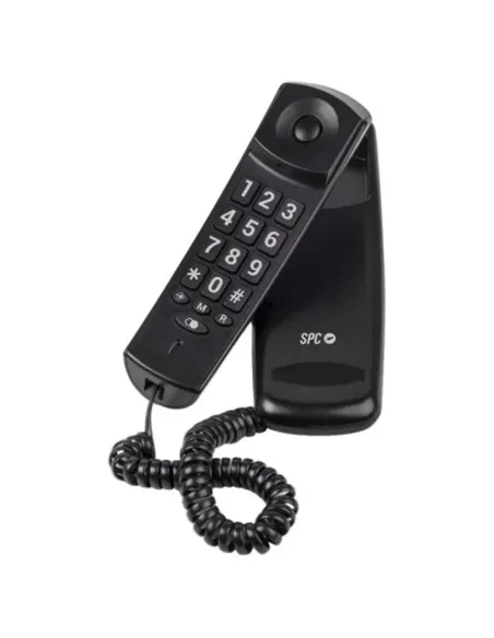 Telefono fijo spc original lite 2 negro - tecla r - 10 memorias indirectas