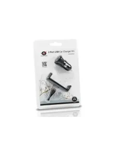 Conceptronic CUSBCAR2AKIT cargador de dispositivo móvil Smartphone, Tableta Negro Encendedor de cigarrillos Auto 2
