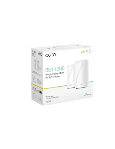 TP-Link Deco BE65 Tribanda (2.4 GHz   5 GHz   6 GHz) Wi-Fi 7 (802.11be) Blanco 4 Interno