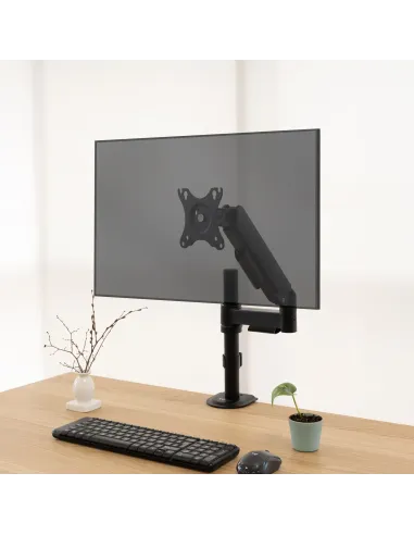 TooQ Soporte de Mesa para Pantallas 17”-32”, Color Negro