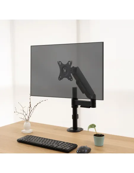 TooQ Soporte de Mesa para Pantallas 17”-32”, Color Negro