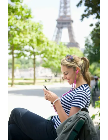 Philips TAE1105PK 00 auricular y casco Auriculares Alámbrico Dentro de oído Llamadas Música Rosa