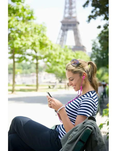 Philips TAE1105PK 00 auricular y casco Auriculares Alámbrico Dentro de oído Llamadas Música Rosa