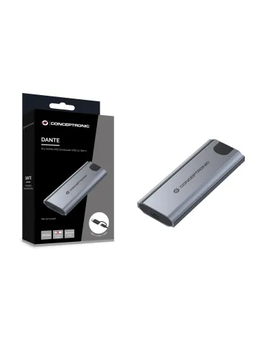 Conceptronic DANTE05G caja para disco duro externo Caja externa para unidad de estado sólido (SSD) Gris M.2