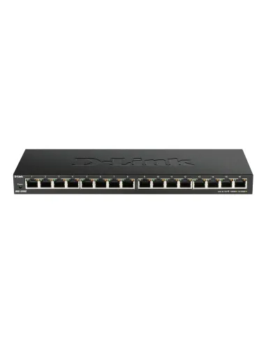 D-Link DGS-1016S No administrado Gigabit Ethernet (10 100 1000) Negro