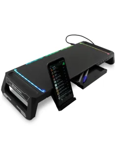 Deep Gaming DEEPGAMING SOPORTE PARA MONITOR CON HUB 4USB + ILUMINACION RGB 2
