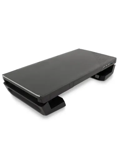 Deep Gaming DEEPGAMING SOPORTE PARA MONITOR CON HUB 4USB + ILUMINACION RGB