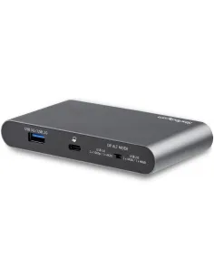 StarTech.com Docking Station USB C para 2 Monitores DisplayPort 4K - con Entrega de Potencia de 100W Passthrough - GbE - Hub 2