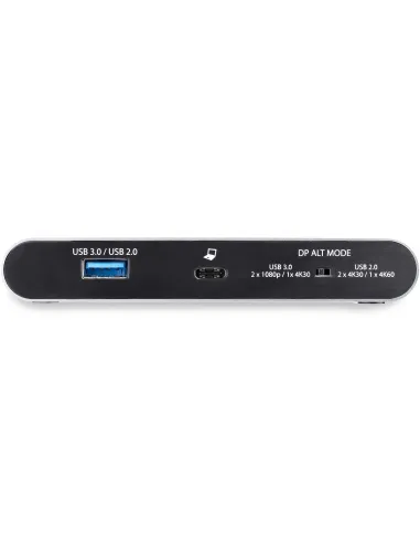 StarTech.com Docking Station USB C para 2 Monitores DisplayPort 4K - con Entrega de Potencia de 100W Passthrough - GbE - Hub