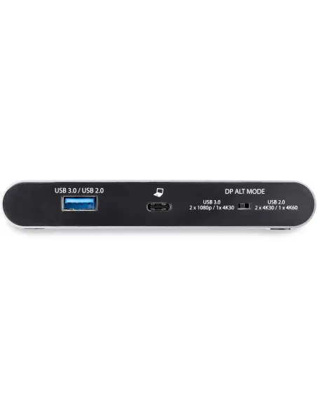 StarTech.com Docking Station USB C para 2 Monitores DisplayPort 4K - con Entrega de Potencia de 100W Passthrough - GbE - Hub