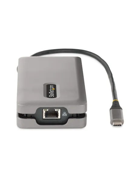 StarTech.com Adaptador Multipuertos USB-C - HDMI DP 4K a 60Hz - Hub Ladrón USB de 3 Puertos - Power Delivery de Paso de 100W -