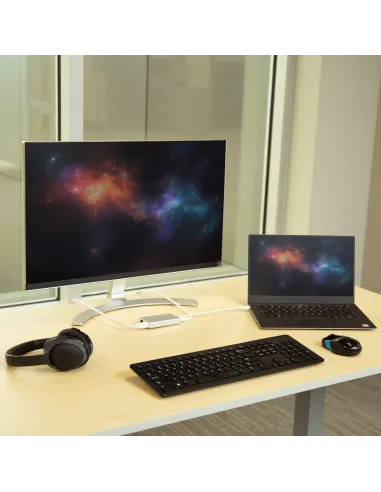 StarTech.com Adaptador Multipuertos USB-C - Docking Station Portátil USB-C 4K HDMI - Entrega de Potencia 60W - GbE - Hub 2x