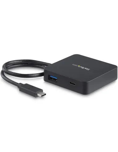 StarTech.com Adaptador Multipuertos USB C - Mini Dock Portátil USB-C 4K HDMI - Gigabit Ethernet - Hub USB 3.0 (1x USB-A 1x