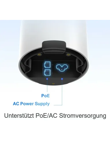 TP-Link Deco X50-Outdoor Doble banda (2,4 GHz   5 GHz) Wi-Fi 6 (802.11ax) Blanco 1 Interno