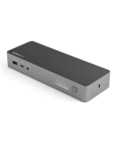 StarTech.com Docking Station Universal para Portátil - Replicador de Puertos Híbrido USB-C -A - 2x HDMI y DP 4K - PD 100W - Mac