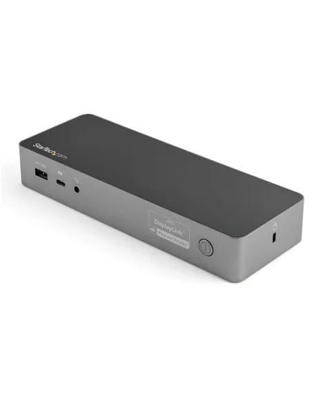StarTech.com Docking Station Universal para Portátil - Replicador de Puertos Híbrido USB-C -A - 2x HDMI y DP 4K - PD 100W - Mac