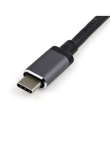StarTech.com Adaptador Multipuertos USB-C - Mini Docking Station para Viajes con HDMI de 4K o VGA de 1080p - con Hub Ladrón USB